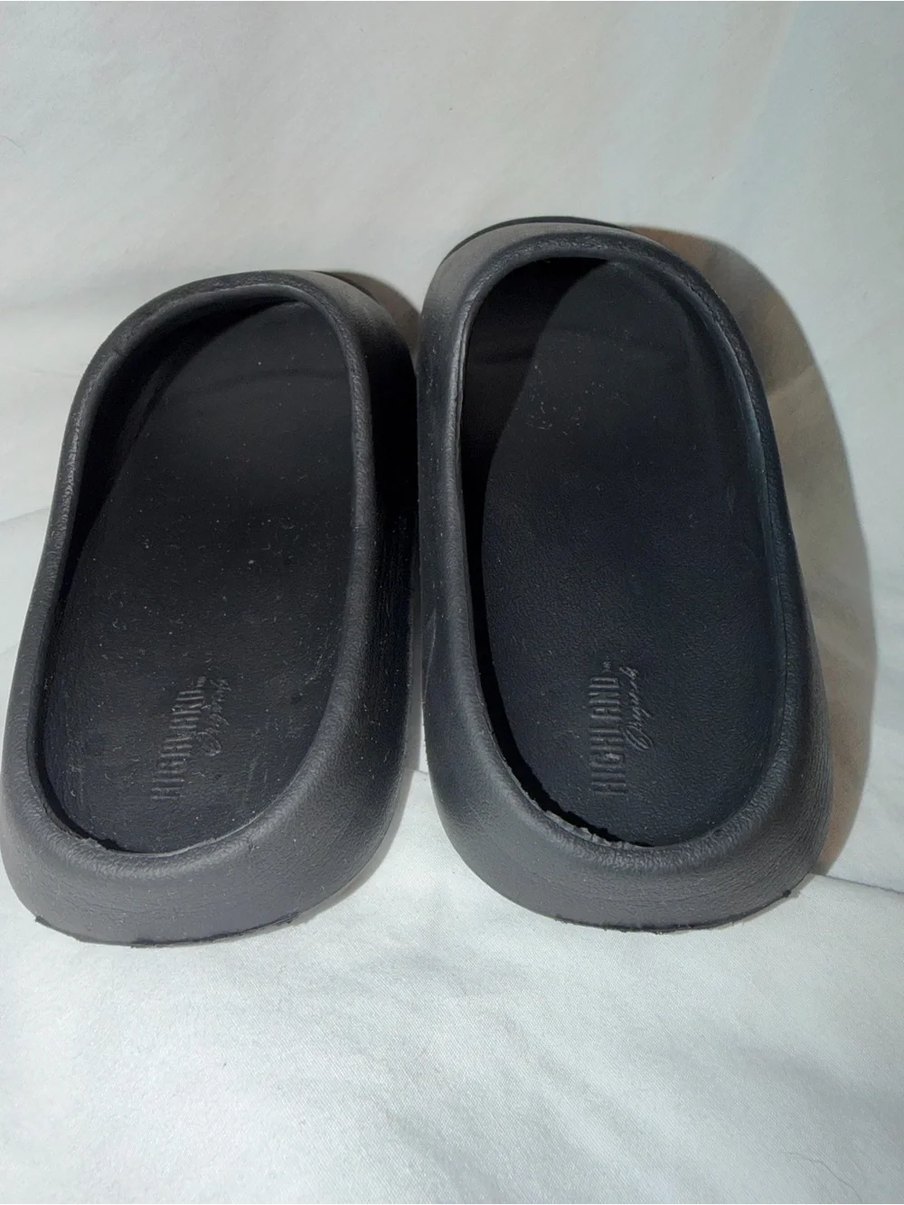 Men's Black Slip-On Comfort Slides
